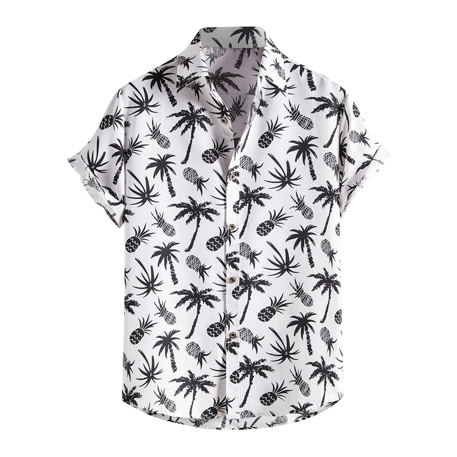 

2023 Hawaiian Shirts For Men Summer Elegant Short Sleeve Flower Shirt Designer Casual Print Hawaiian Shirt camisas de hombre