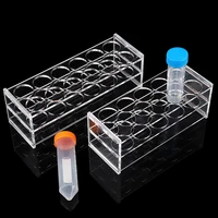 Plastic Clear Centrifugal Test Tubing Rack Holder School Supply Lab Equipment Centrifuge Tube Rack 8 10 12 18 24 40 48 96 Holes 2