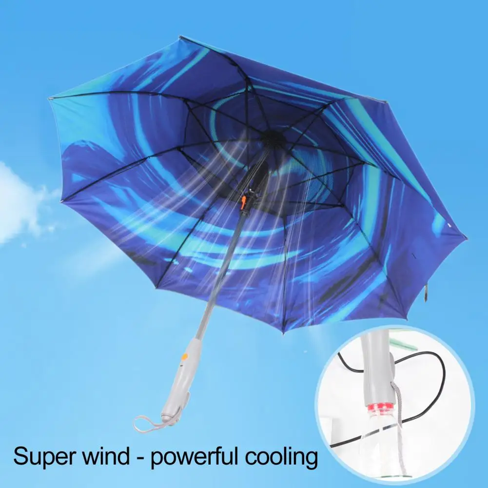 Heat Relief Fan Umbrella Fan Umbrella with Water Spray Portable Sun with Mister for Men Women for Sun