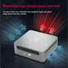 SZBOX AMD Ryzen 5 5600H Windows 11 Mini PC DDR4 3200MHz 16GB 512GB NVMe SSD 2*DDR4 Slots WIFI6 Desktop Game Computer 3