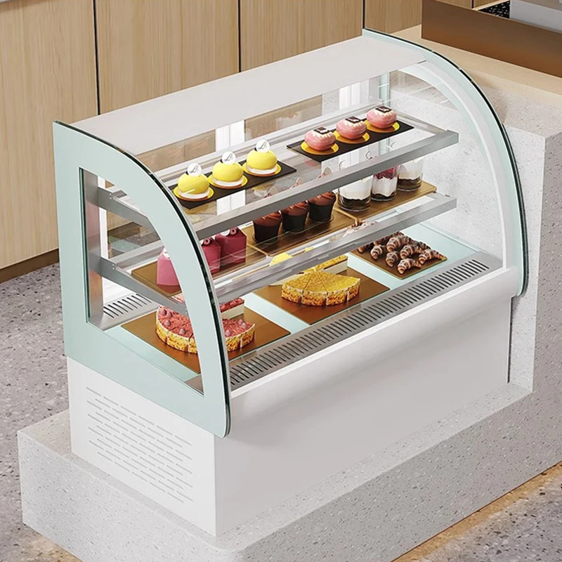 Restaurant Kitchen Machine Refrigerated Cake Showcase Cake Fridge Cooler Display Case - Image 3