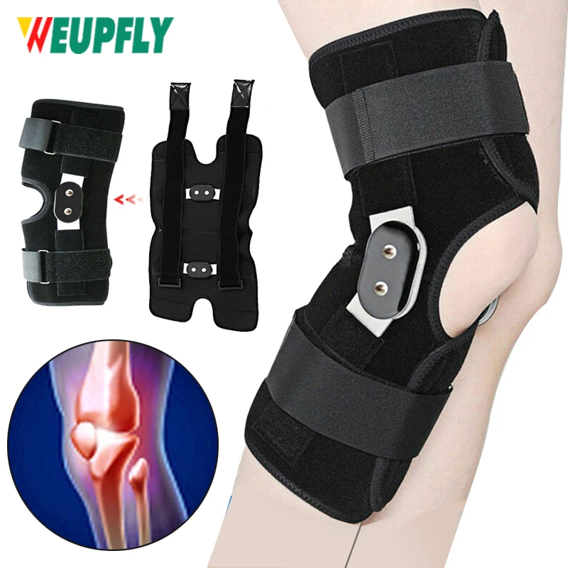 

1Pcs Knee Brace Support - Relieves ACL, LCL, MCL, Meniscus Tear, Tendonitis Pain-Open Patella Stabilizers Non Slip Comfort.
