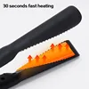 Professional hair straightener curling iron with led temperature display 5-speed adjustable straightener multifunction styler 5