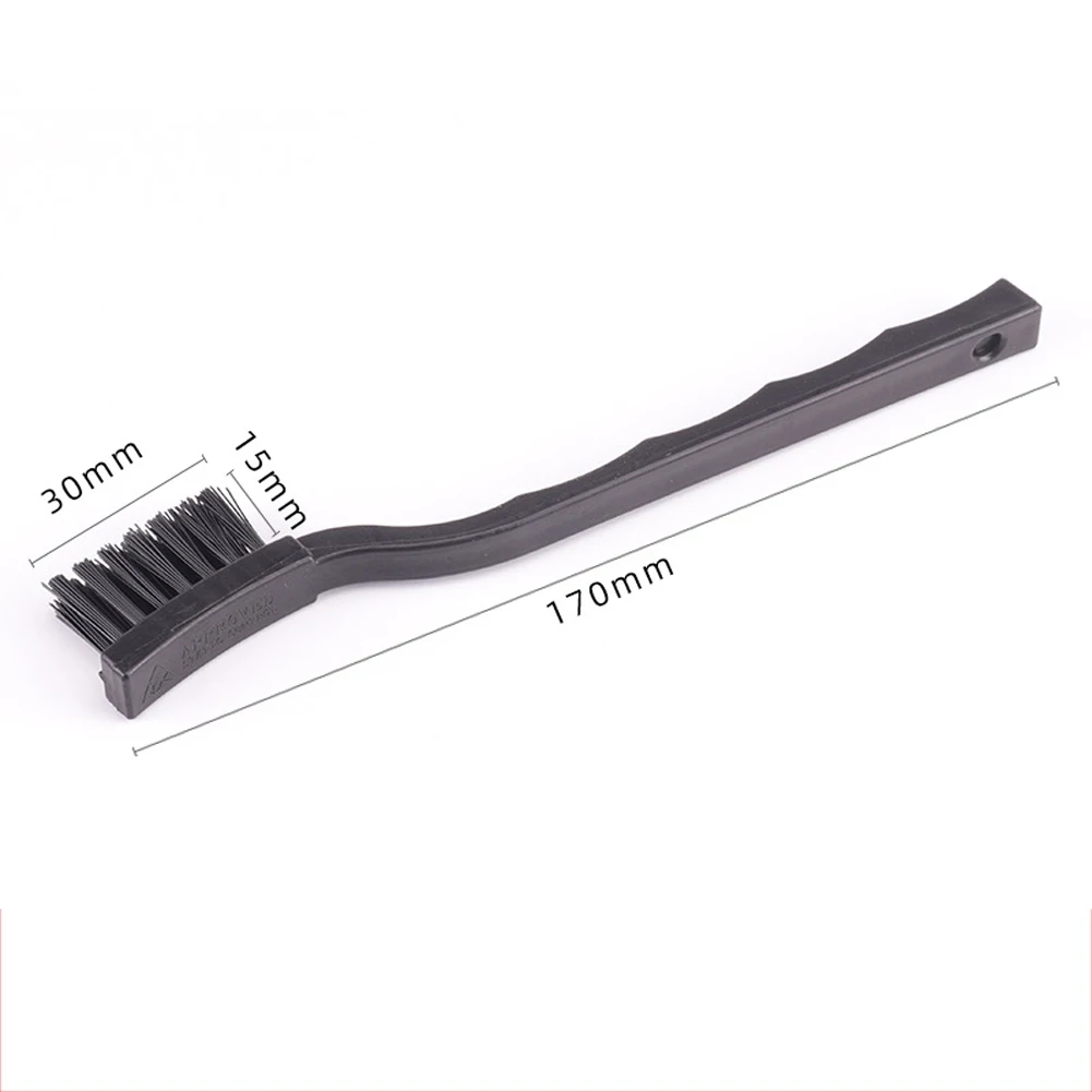 

ESD Brush Anti-Static Brush Remove Dirt On PCB Anti-Static Plastic 15×30mm Head Size 5 Pcs 6.69Inch Length Plastic Brush