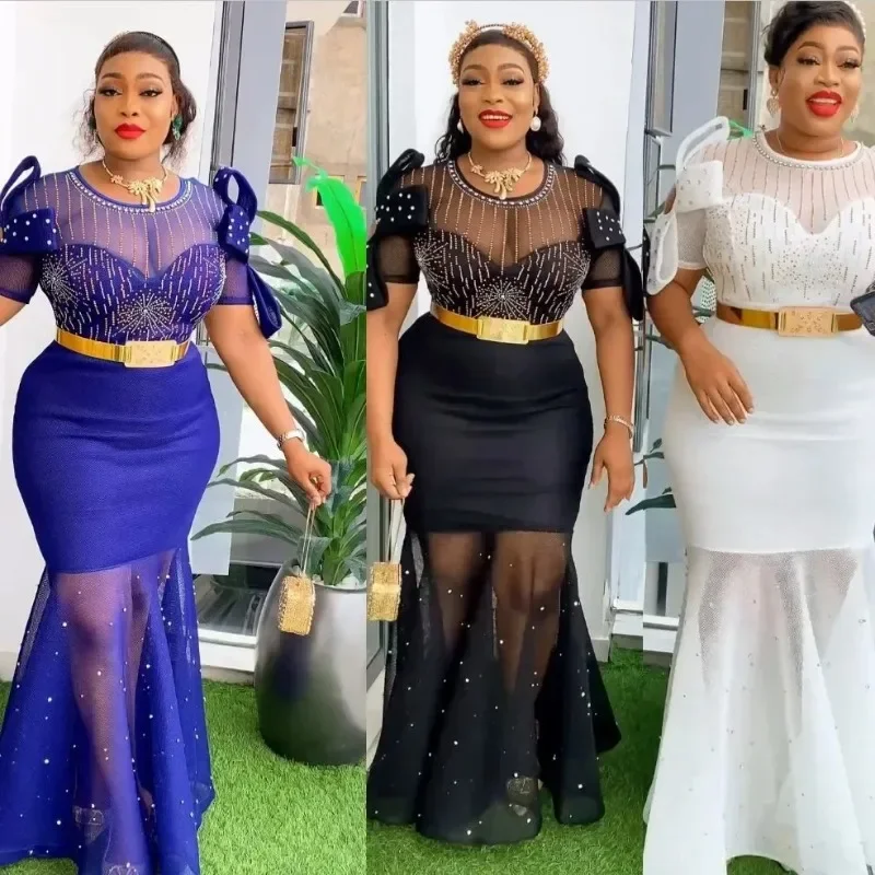 Платье женское длинное в африканском стиле