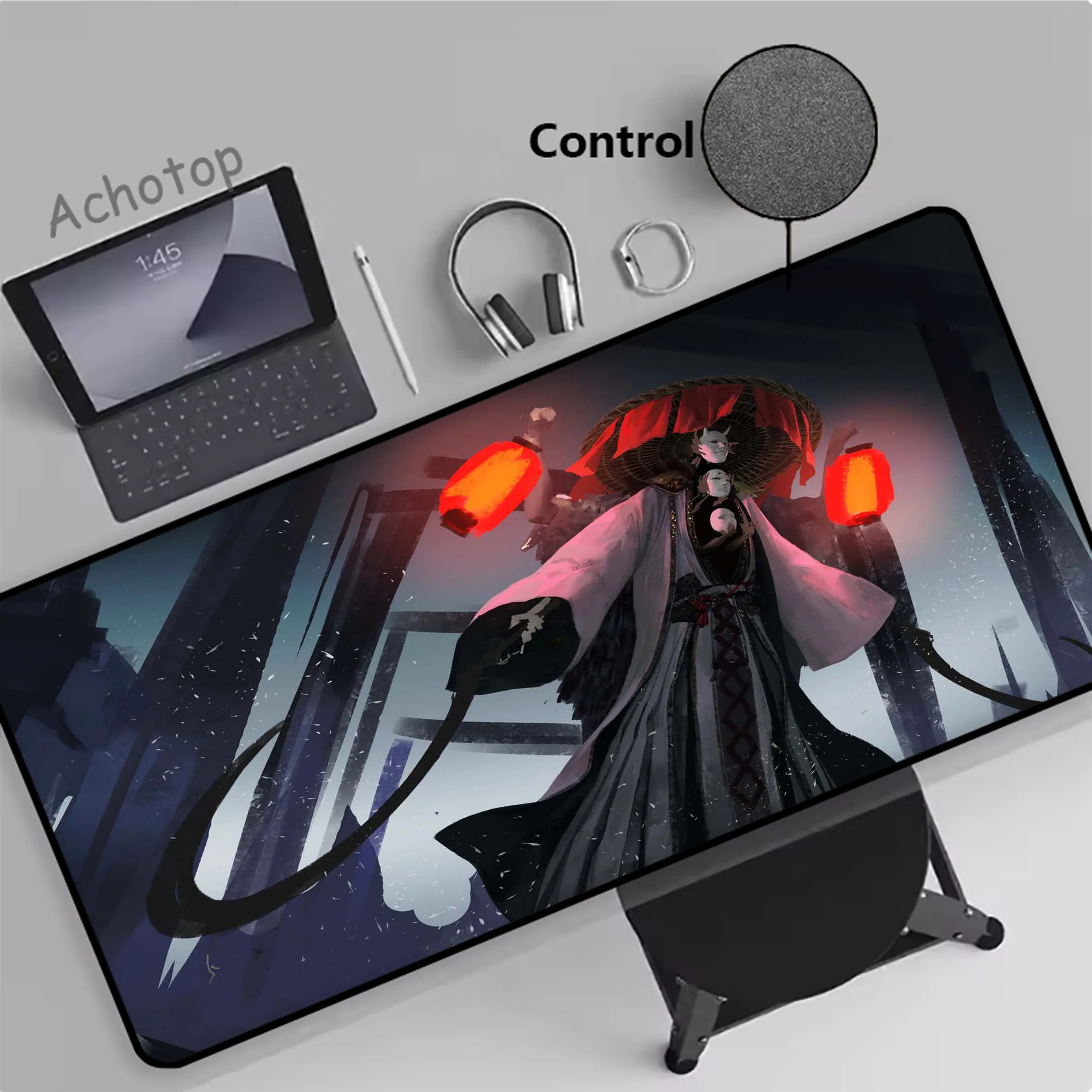 

Japanese Style Anime Control Large Mousepad XXL Office Mouse Pad Gaming Carpet Locking Edge Mouse Mat Game Keyboard Pads