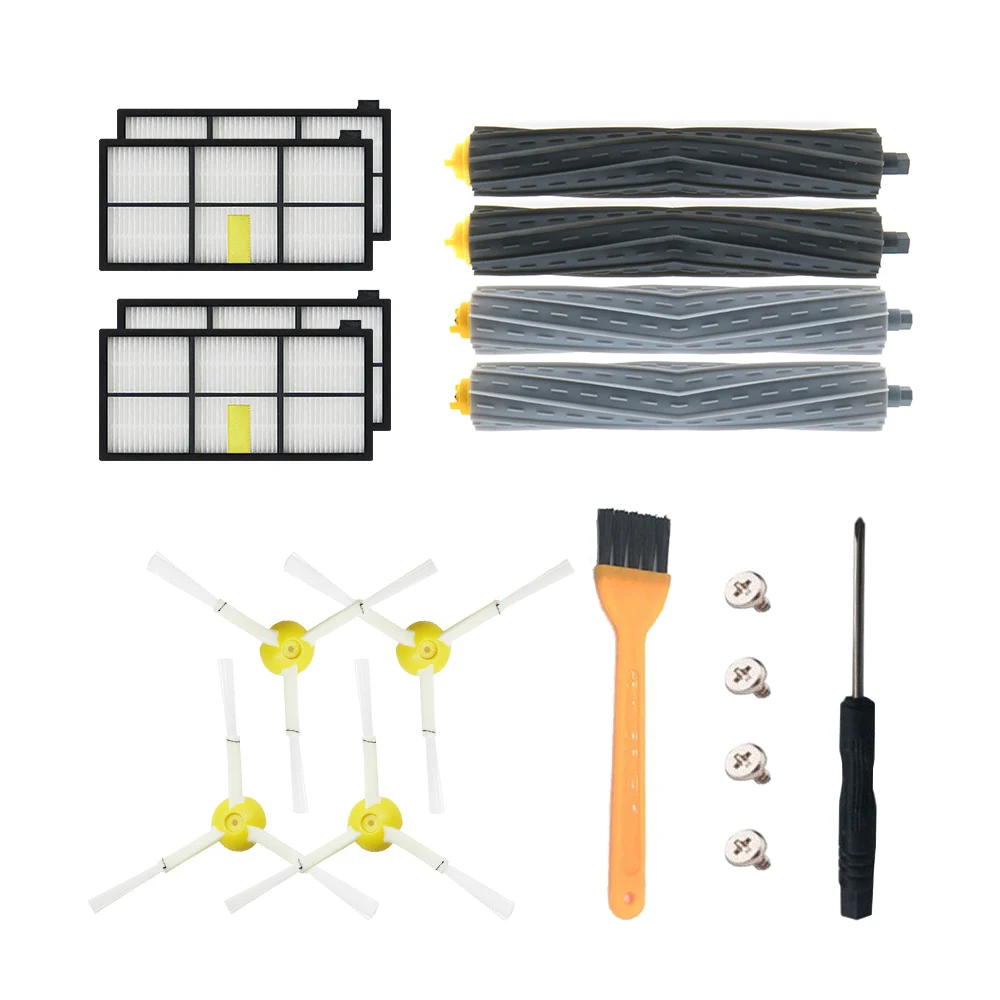 

Main Brushes and Filters For IRobot Roomba Parts Kit Series 800 860 865 866 870 871 880 885 886 890 900 960 966 980