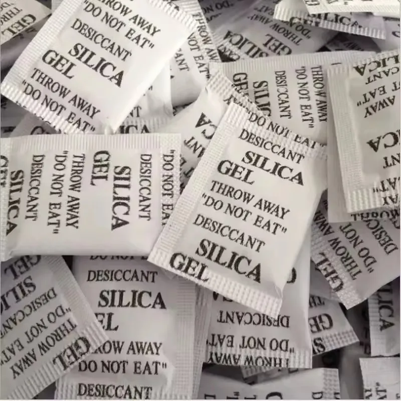 50-500pcs Packs Non-Toxic Silica Gel Desiccant Damp Moisture Absorber Dehumidifier Room Clothes Food Storage Kitchen Tools