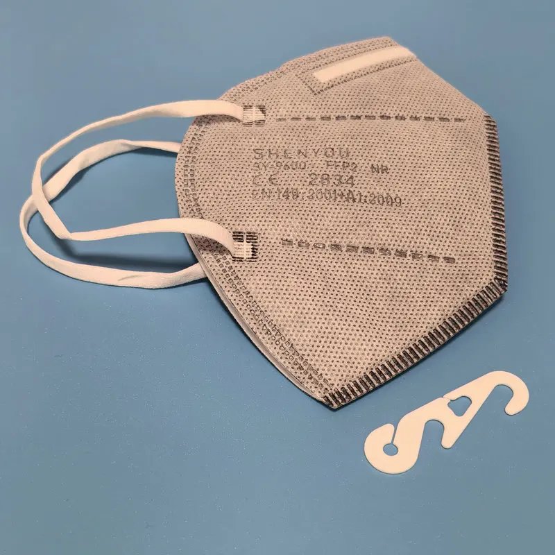 25 PCS EU CE certified FFP2 face masks with breathing valve, including activated carbon layer, independent packaging, 6 layers 6
