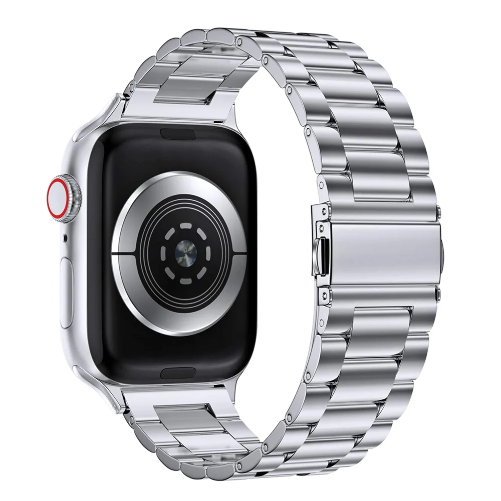 Sleek Stainless Steel Metal Strap