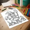 CREEPY KAWAII Coloring Book Thick Paper for Adult Teenagers for Emotional Relief, For Relaxation Educational Doodles Books ﻿ 6
