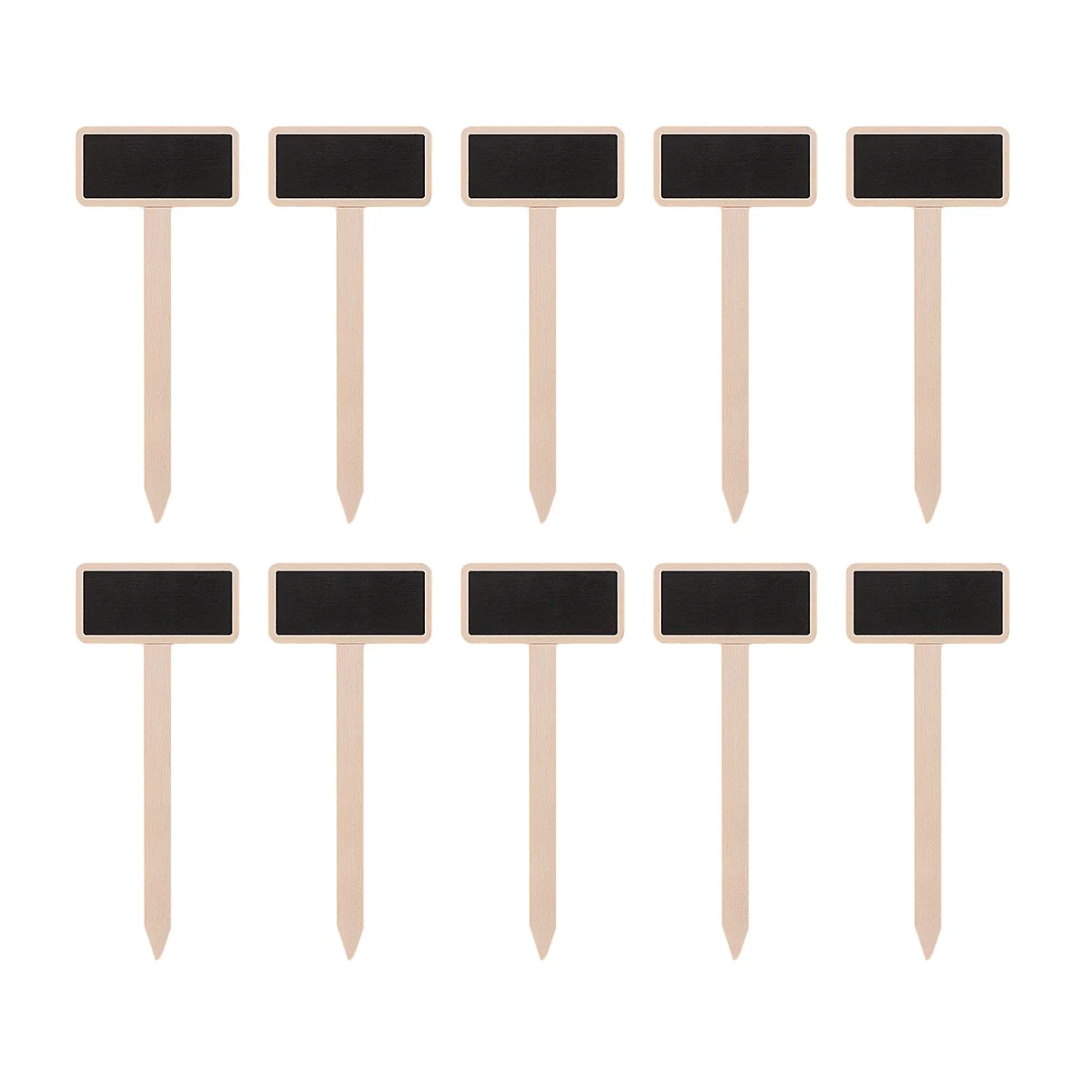 

40pcs Mini Wooden Chalkboard Blackboard Creative Decorative Garden Ornaments Flowers and Plants Pot Tags House Decorations for