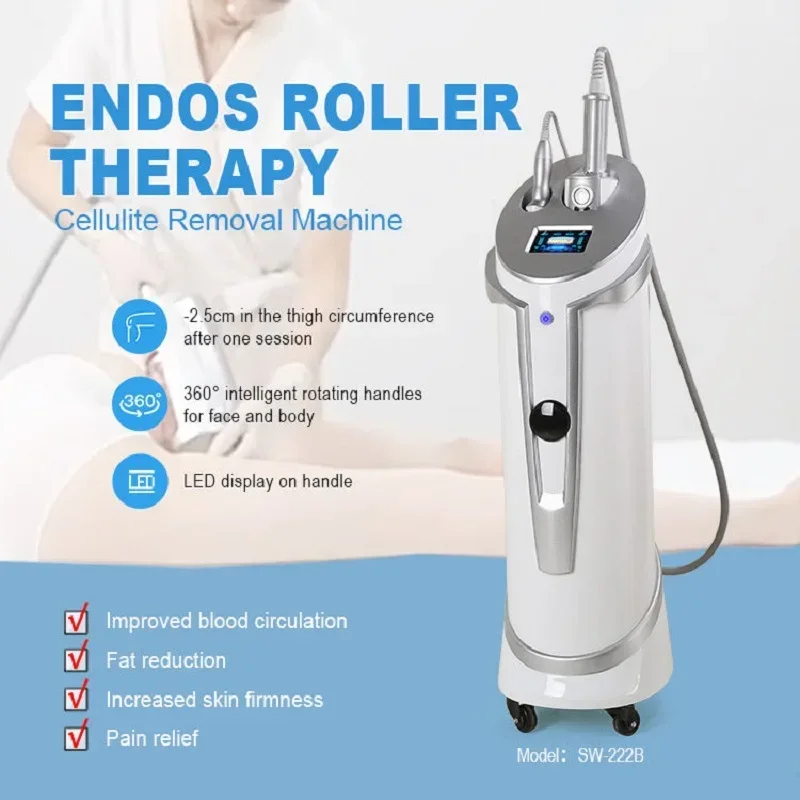 <h3 class="features--headline">Features and benefits</h3> <ul> <li><strong>High-Performance Cellulite Removal</strong>: Effectively smooths out uneven skin and visibly diminishes the appearance of cellulite, leaving clients with a toned and contoured silhouette.</li> <li><strong>Multi-Level Intensity Settings</strong>: Customizable to cater to various skin types and treatment areas, from gentle facial massages to deep-tissue body sculpting.</li> <li><strong>Enhanced Lymphatic Drainage</strong>: Promotes natural detoxification by improving circulation and boosting metabolic activity, reducing fluid retention and bloating.</li> <li><strong>Relaxing, Painless Treatment</strong>: Combines therapeutic massage with cutting-edge technology to deliver a soothing experience that feels indulgent yet transformative.</li> </ul> <hr /> <span class="tw-text-2xl tw-font-bold" style="color: #99ccff;">1 YEAR WARRANTY + 3 YEAR TECH SUPPORT</span> <span class="tw-text-2xl tw-font-bold" style="color: #99ccff;">30 DAY MONEY-BACK AND <a href="https://salonmachines.com/refund_returns/">RETURN POLICY</a></span> <span class="tw-text-2xl tw-font-bold" style="color: #99ccff;">FREE WORLDWIDE SHIPPING <a href="https://salonmachines.com/shipping-policy/">SHIPPING POLICY</a></span> <span class="tw-text-2xl tw-font-bold" style="color: #99ccff;">PROFESSIONAL BEAUTY <a href="https://salonmachines.com/">SALON MACHINES</a> EQUIPMENT</span> Best Endosphere Machine Inner Ball Roller Massagers