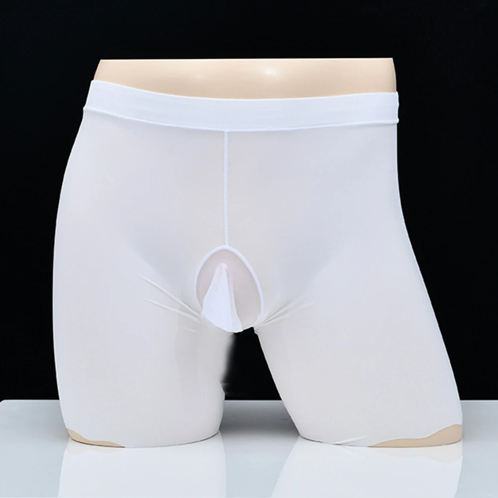 

Мужские брифы трусы-боксеры из Ice Silk, бесшовное нижнее белье, мужские трусы с мешочком-бабочкой, мягкие трусы