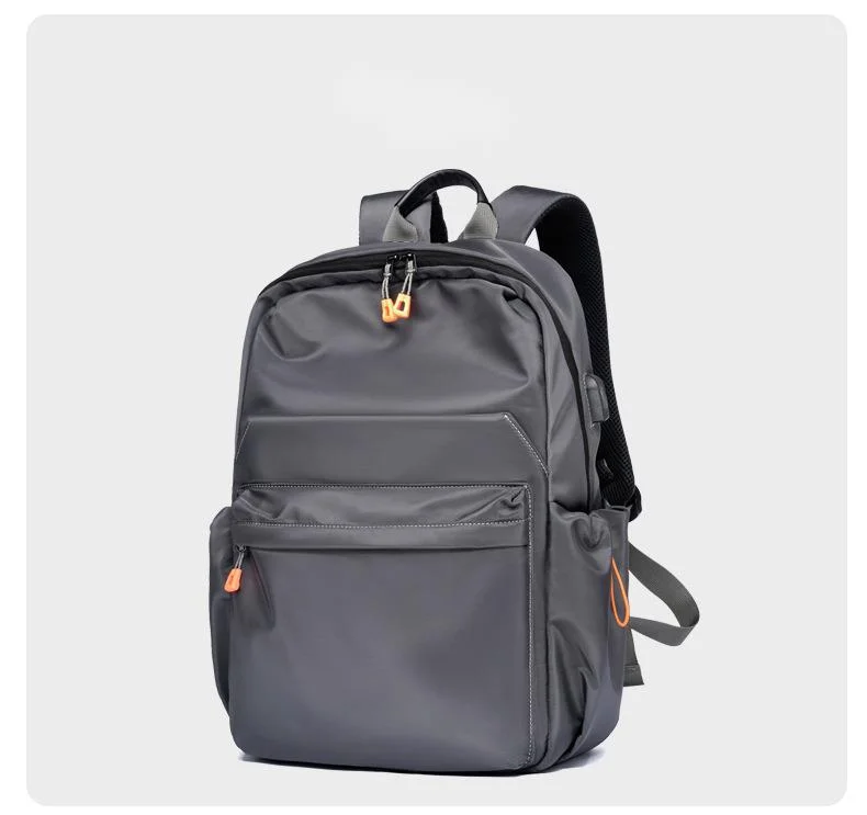 New Men's Backpack USB Charging Student Backpack Outdoor Backpack Multifunctional Anti-theft Bag Junior High School Student Backpack_voghion.com