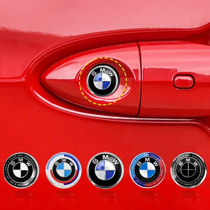 Car Sticker Protector 2/5/10pcs 11/14MM Car Lock Keyhole Protection 3D Aluminum Auto Key Shell Badge For BMW E46 E90 E60 F10 F30 E39 E36 F20