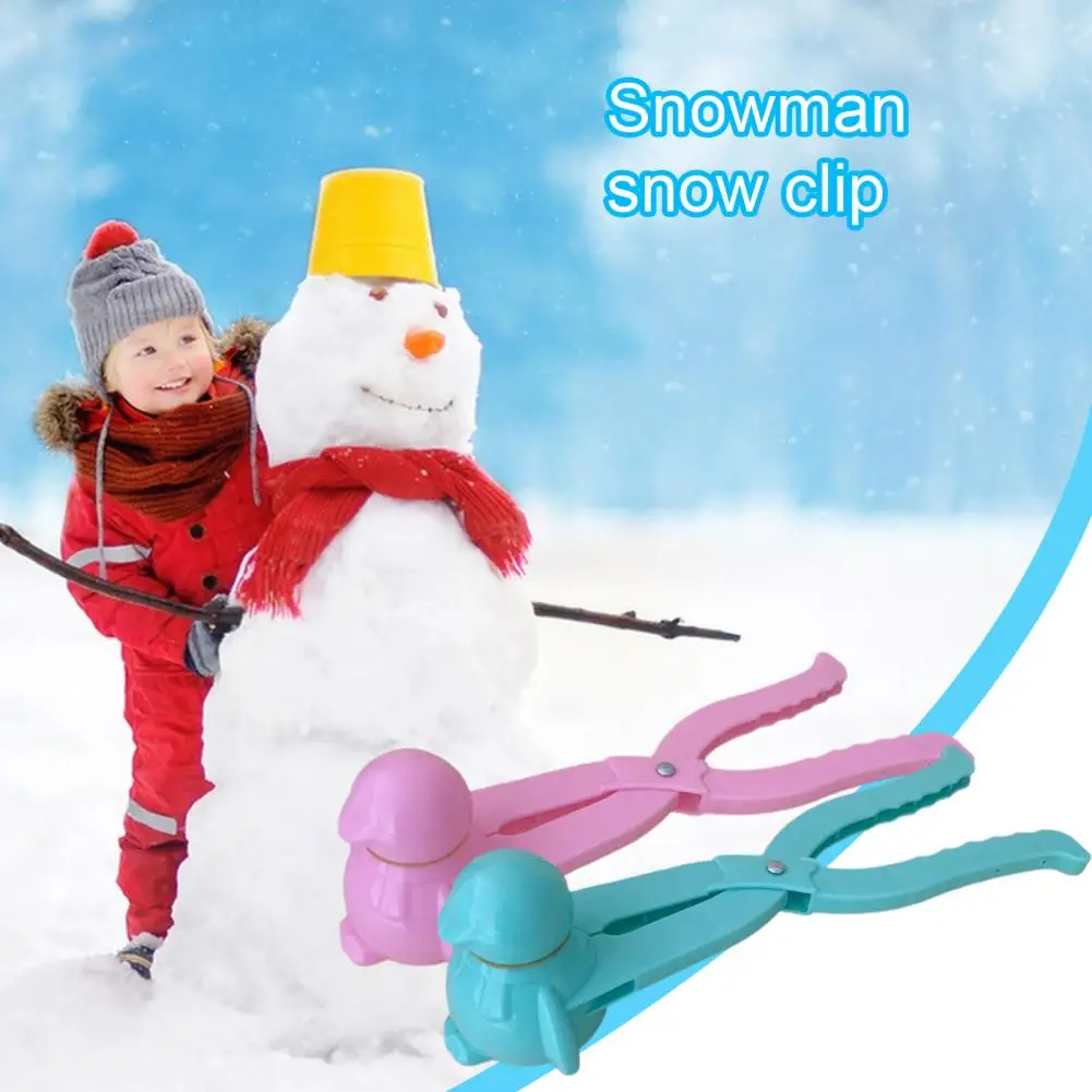 

Useful Snowball Mold Lovely Multicolor Penguin Shape Snowball Clip Smooth Snowball Clip Winter Snow Tool