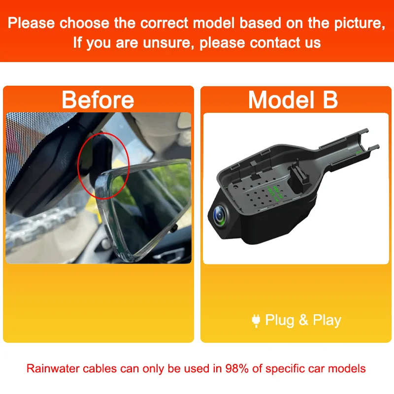 4K HD Plug and play Car WIFi DV Dual Lens For Chery Tiggo 8 Plus Omoda 5 Kaiyi E5 Video Recorder Recording Devices