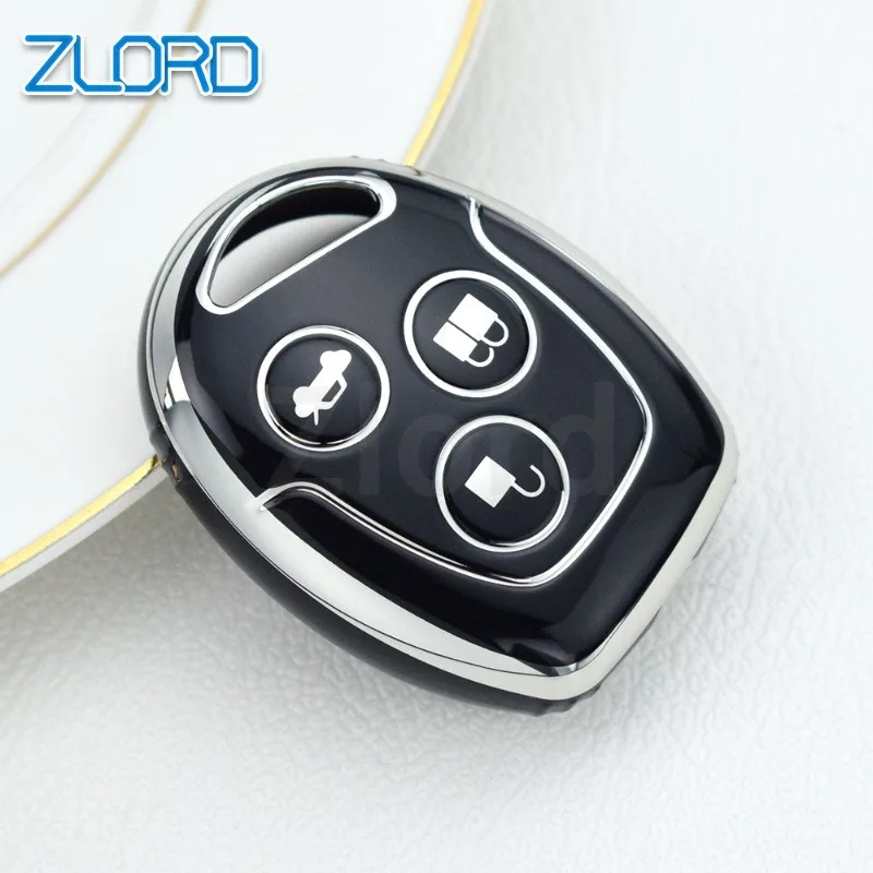Tpu Car Remote Key Cover Auto Shell Fob Per Ford Fiesta C-Max S-Max Eco Sport Transit Connect Focus Ka Galaxy Case Protector