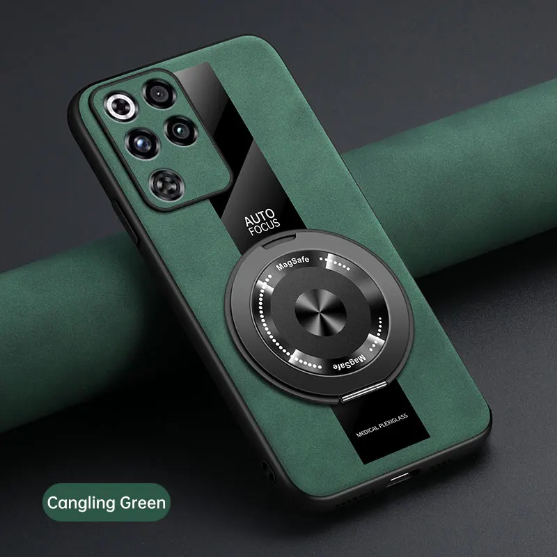 Luxury Leather Brushed 360° Rotating Stand Shockproof Case Cover