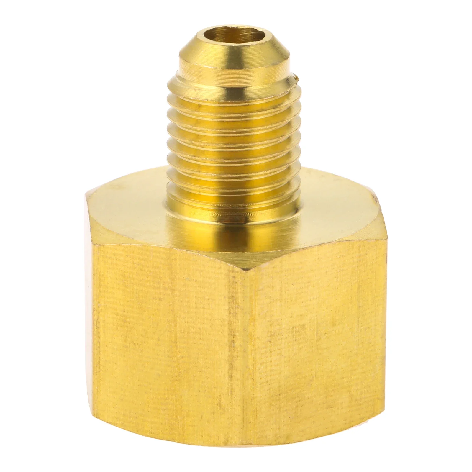 4PCS Brass Pipe Fitting 1/4" SAE Male to 1/2" 1/4" 3/4" 5/8" Female Pipe Reducing Adapter for Air Conditioner A/C Refrigeration