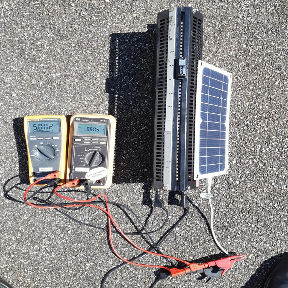 Portable Solar Panel, Solar Charger-5W Flexible Solar Panel 5V 1A USB Output Power Charging for Outdoor Camping Mobile Phone USB-charged Device
