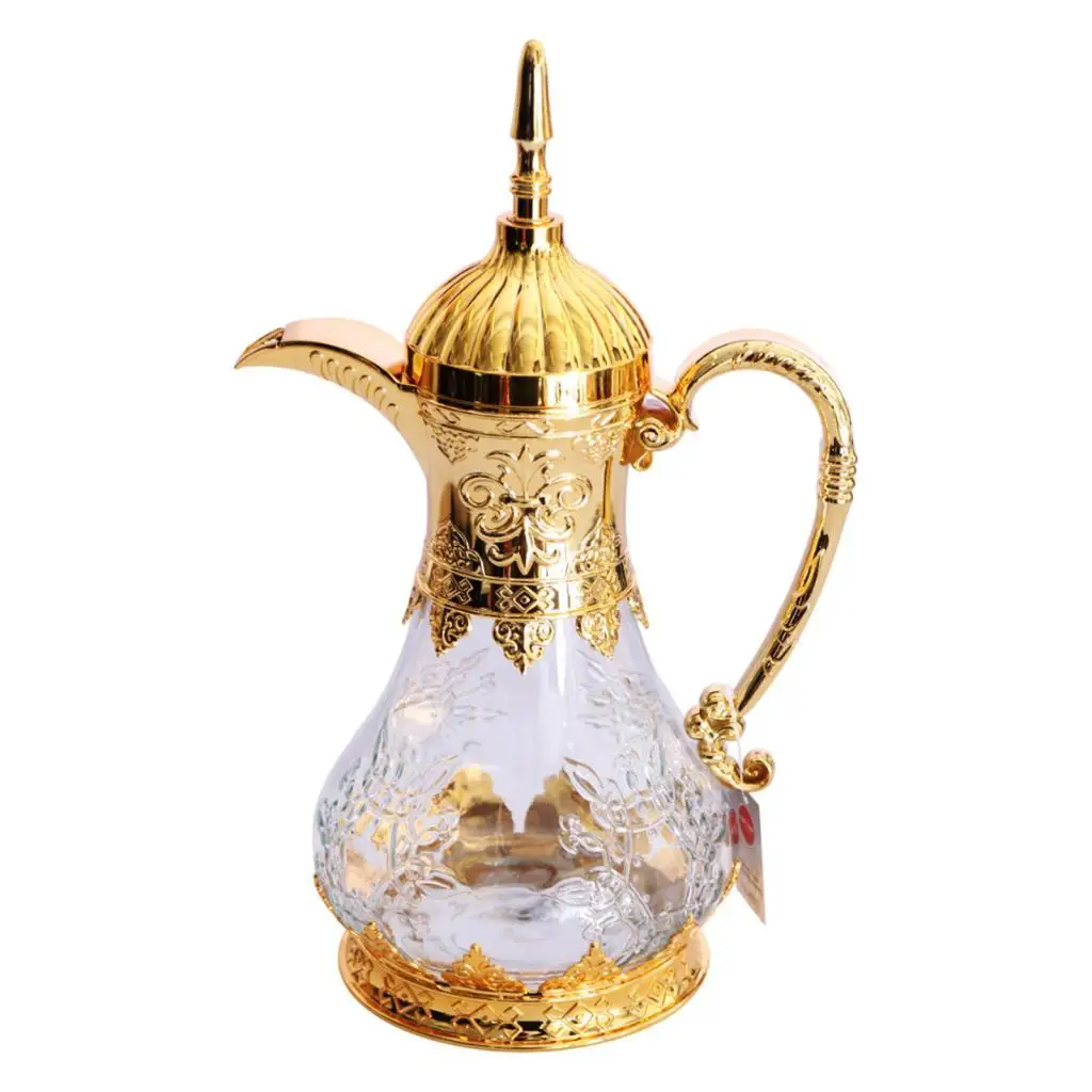 Arabic Coffee Pot 1600ml Versatile Glass Coffee Carafe Practical Arabic Teapot for Travel Gatherings Eid Mubarak Festival Juice Arabic Coffee Pot 1600ml Versatile Glass Coffee Carafe Practical Arabic Teapot for Travel Gatherings Eid Mubarak Festival Juice