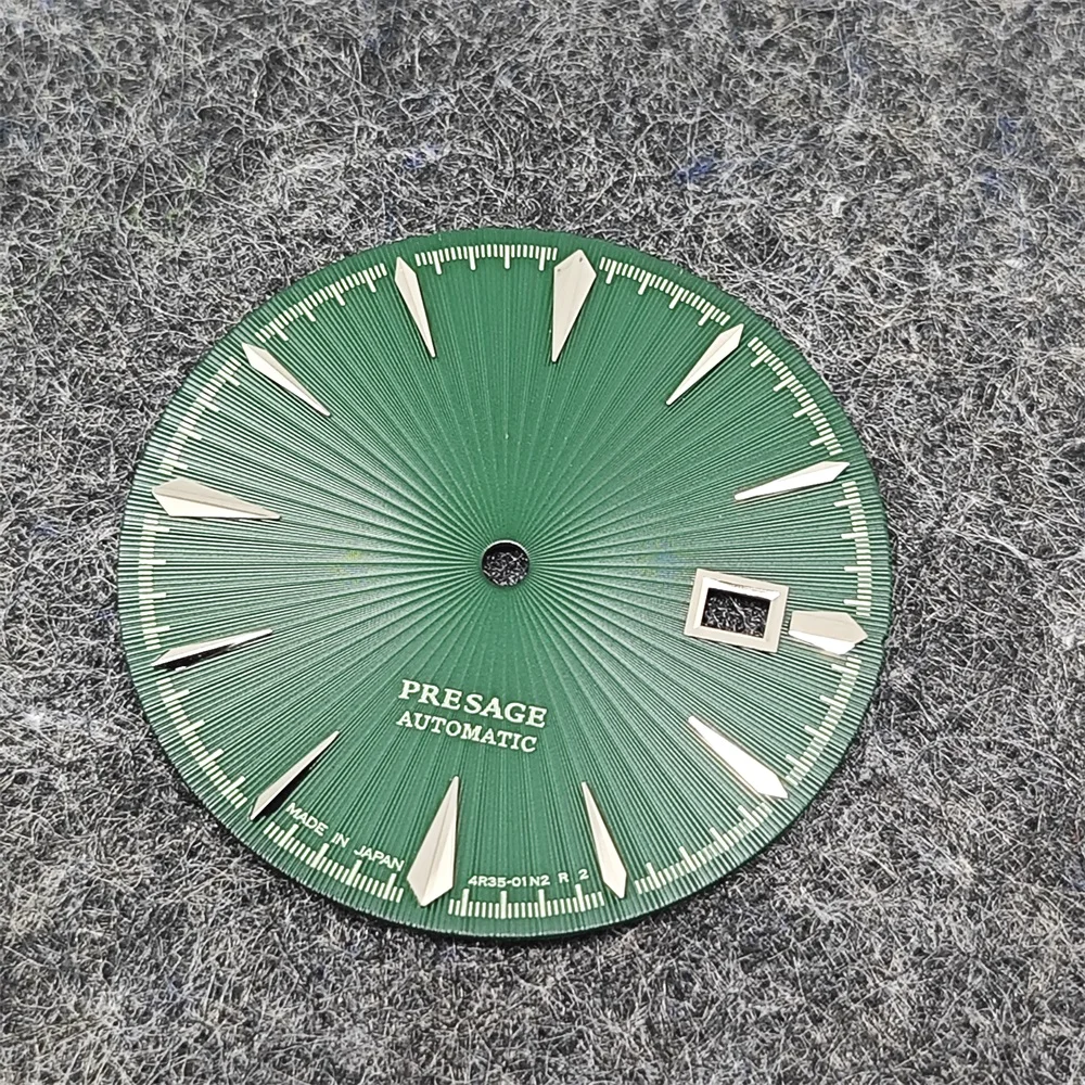Watch Face Accessories, Watch Dial Accessories 35mm, 40mm Watch Dials DIY Textured Faces for NH35 Movement Men