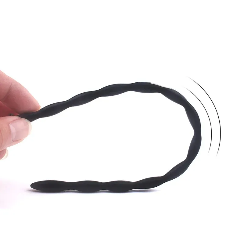 7 sizes Silicone Urethral Catheter Dilator Horse Eye Stimulation Adult Sex Toys for Men Gay Sounding Penis Plug Insert Catheter