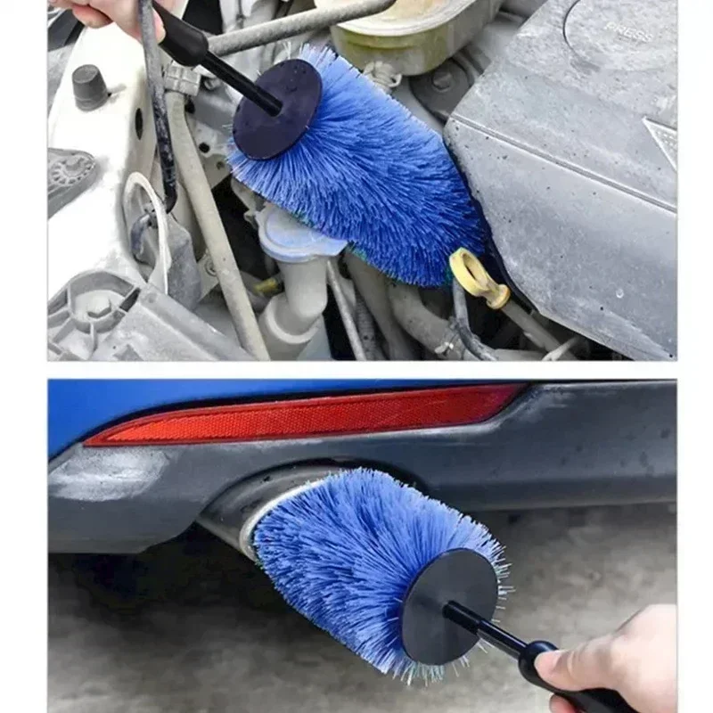 Soft Bristle Car Wheel Tire Cleaning Brush Tool