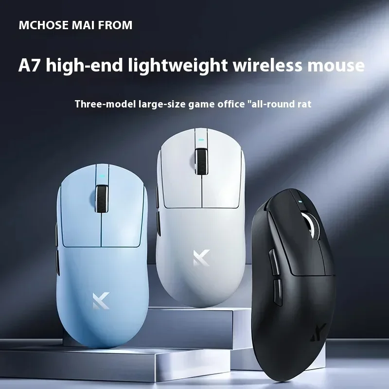 Gaming Mouse Wireless Mouse Wireless Gaming Mouse Ergonomic Mouse MCHOSE A7 Series PAW3950 E-Sports 2.4G Wireless 8K Receiver