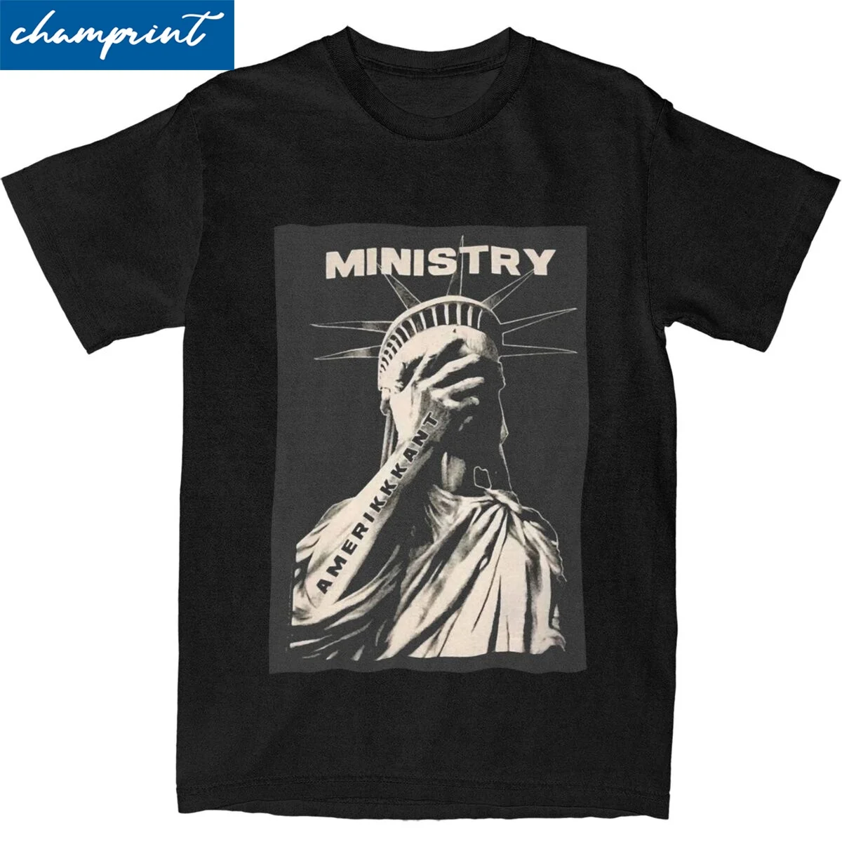 Футболка с надписью министерства для мужчин и женщин, повседневная хлопковая Футболка с круглым вырезом, футболки с коротким рукавом 6XL, топы