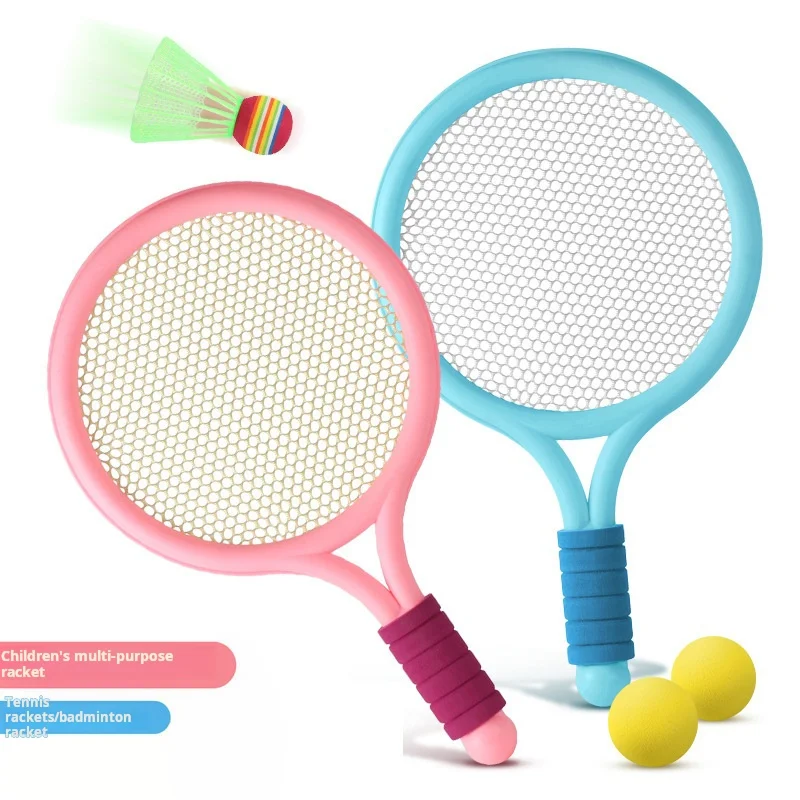 Badminton Racket Indoor And Outdoor Leisure Sports Tennis Racket Set Interactive Game Activity Toy Educational Toy Birthday Gift 6