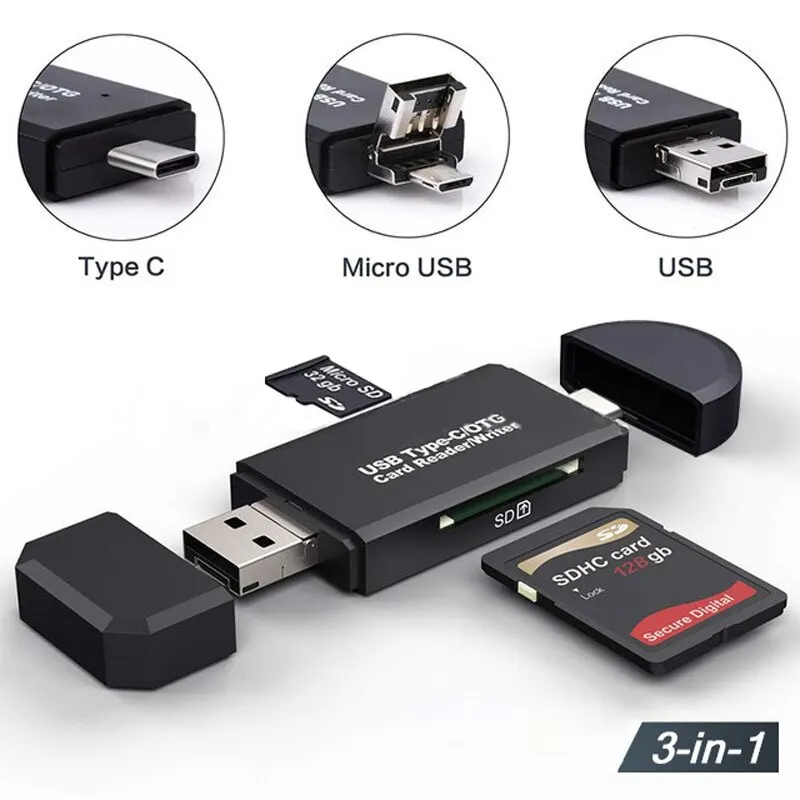 Lettore di Schede SD iPhone, Adattatore iPhone per SD Card Reader