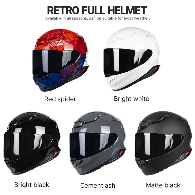 Japanese helmet men's motorcycle retro riding half helmet Women's summer sun protection three-quarters helmet - Image 4