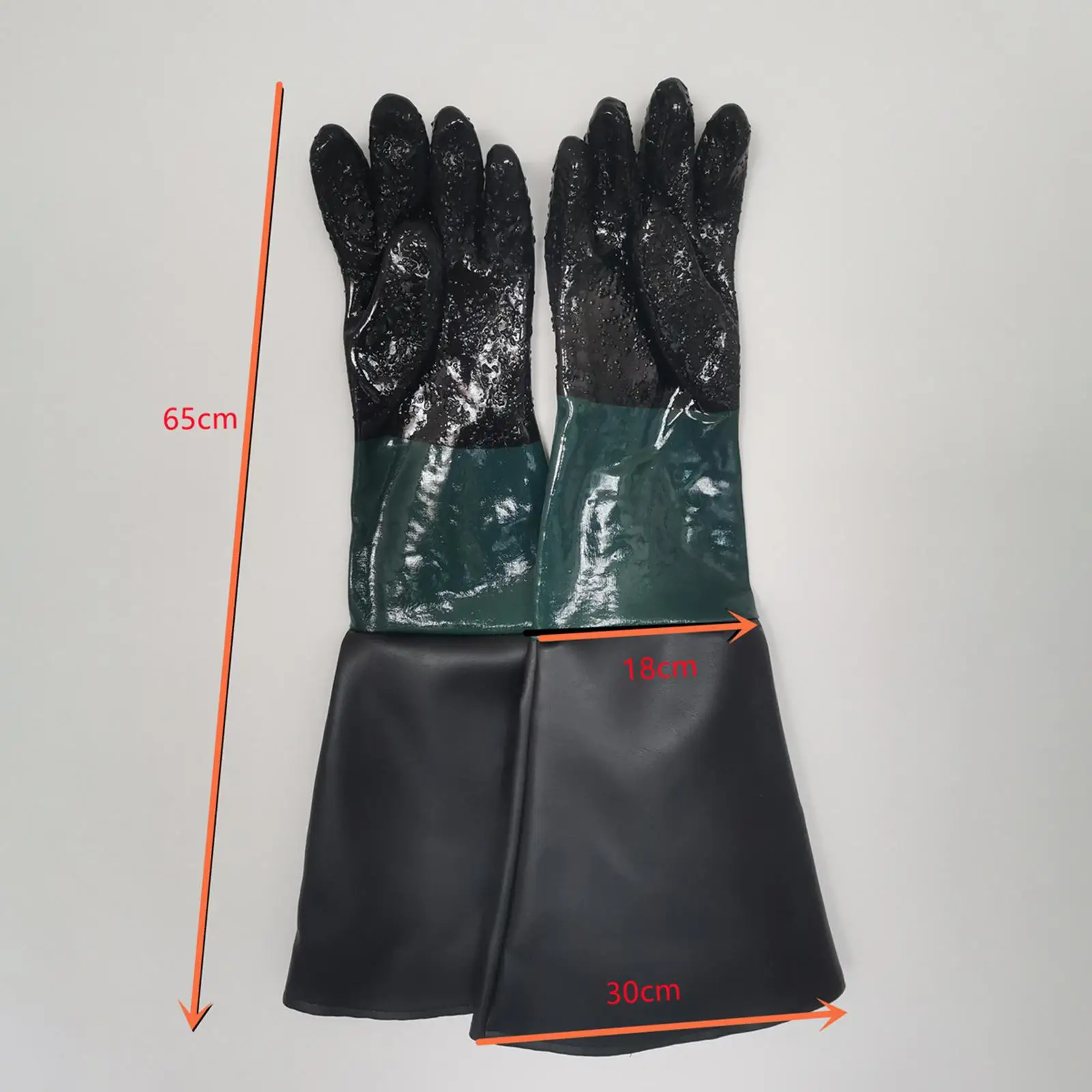 Sandblasting Glove Rubber Sandblasting Protective Gloves Gloves Replacement