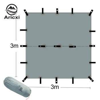 ARICXI 15D silicone coated nylon ultra light tarp Outdoor awning tarp light weight portable camping shelter sunshade tent tarp 1