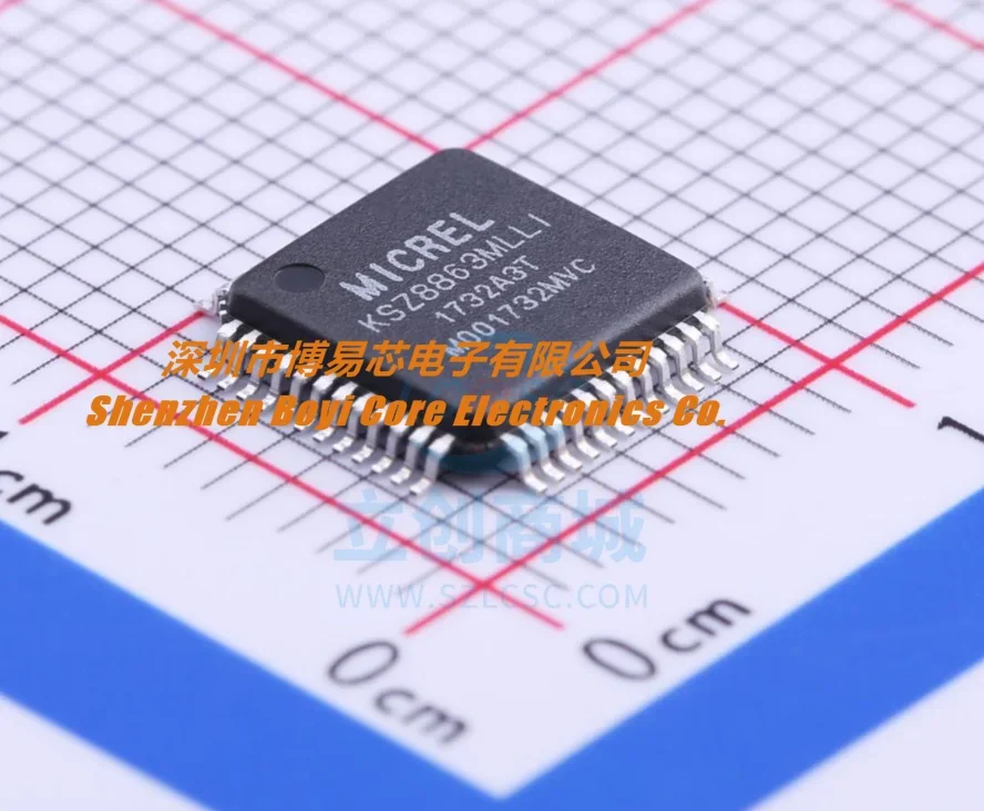 1 PCS/LOTE KSZ8863MLLI package LQFP-48 new original genuine Ethernet IC chip 1 pcs lote gd32f107vct6 gd32f107 32f107 lqfp 100 100% new and original ic chip integrated circuit