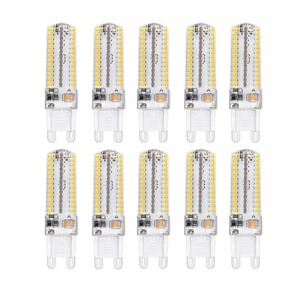 10 pcs G9 led 7W AC 220V led lamp Led bulb SMD 3014 LED g9 light Replace 30/40W halogen lamp light Cold White Warm White