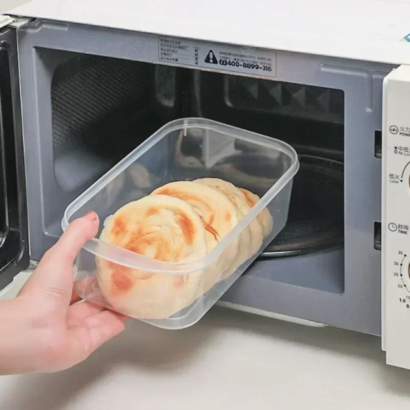 Plastic Covered Fresh-keeping Box Food and Fruit Storage Sealed Freezer Kitchen Organizer Kitchen Storage Container 5