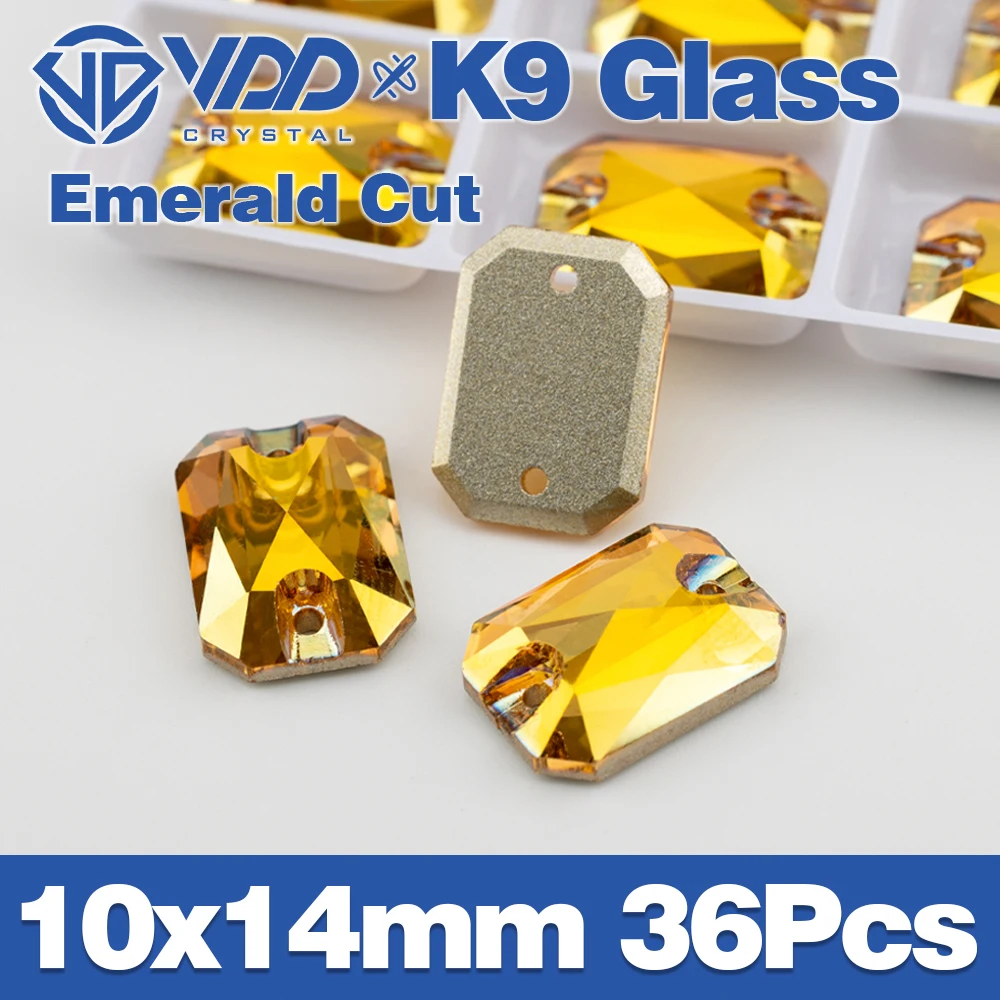 VDD S258 Sonnenschein Fase Top Qualität K9 Glas Nähen Auf Strass Kristall Nähen Flatback Für Kleidungsstück Kleidung Hochzeit Kleid – Detail 9
