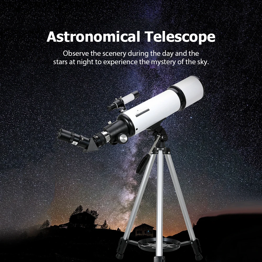 Telescope For Kids 8-12 70mm Aperture 700mm Az Mount Astronomical