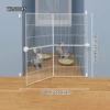 Pet Kitten Fence Encrypted Grids Free Splicing Cat Cage Rabbit Squirrel Small Pet Cage Puppy Cage Anti-Escape Grids Net Guinea Pig Fence Gate Fence 4