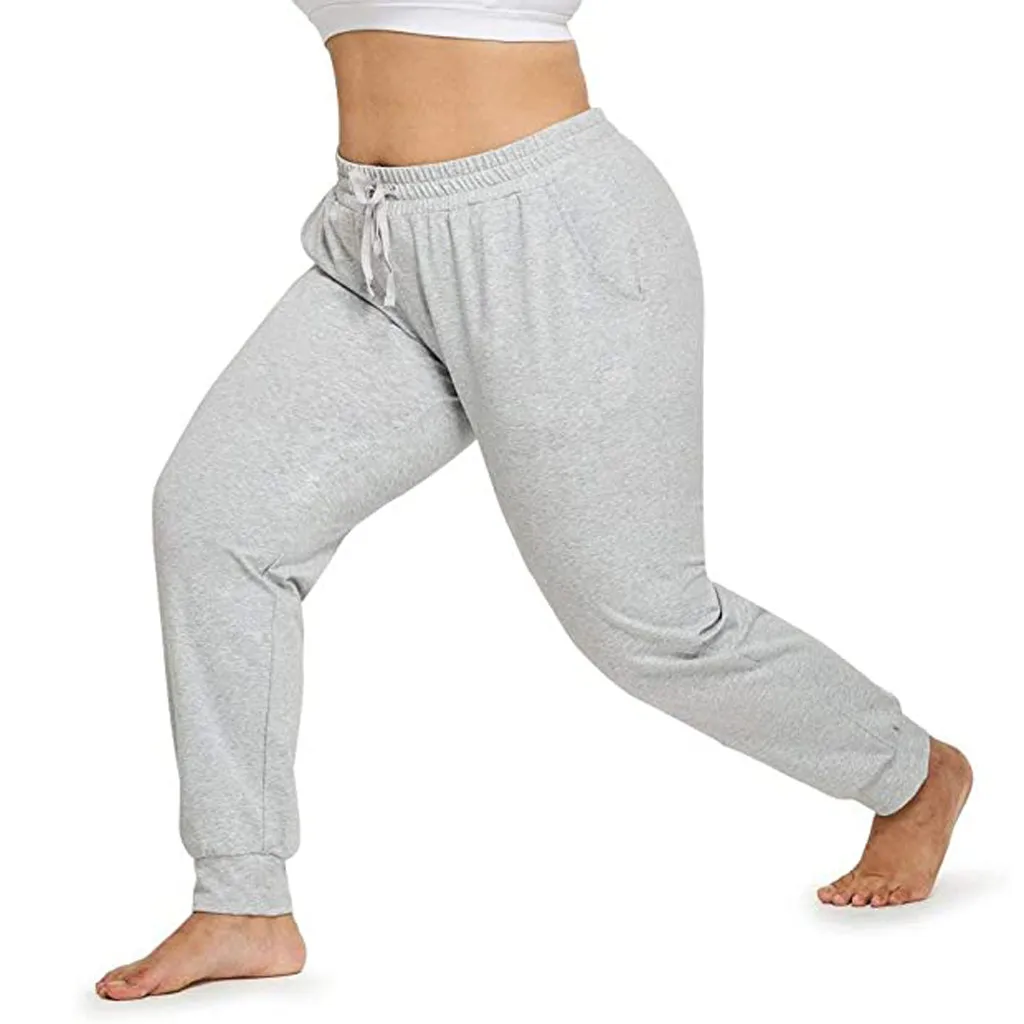 

Women Sweatpants High Waist Sport Running Gym Stretch Sports Pants Casual Ladies Girls Drawstring Long Sweatpants Joggers