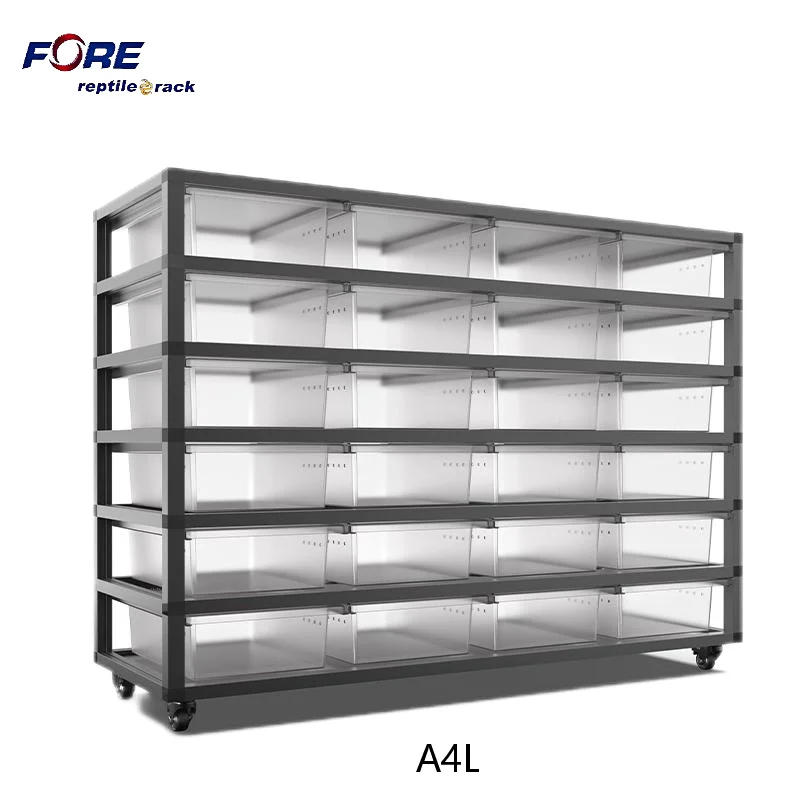 Screen Reptile Enclosure PET Plastic Reptile Feeding Box Reptile