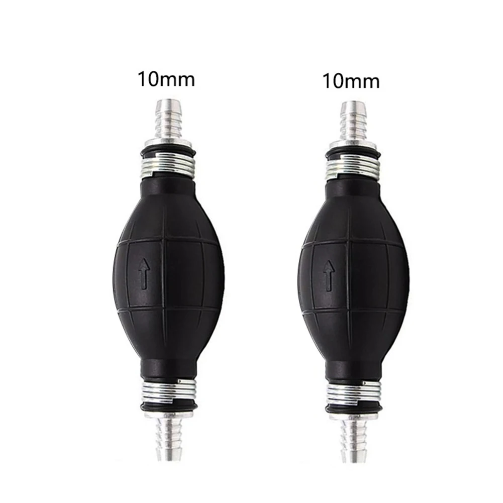 2pcs Bulb-type Rubber Fuel Transfer Vacuum Fuel Line One-way Valve Pump Line Hose Hand Primer Gasoline Pump oil transfer pump