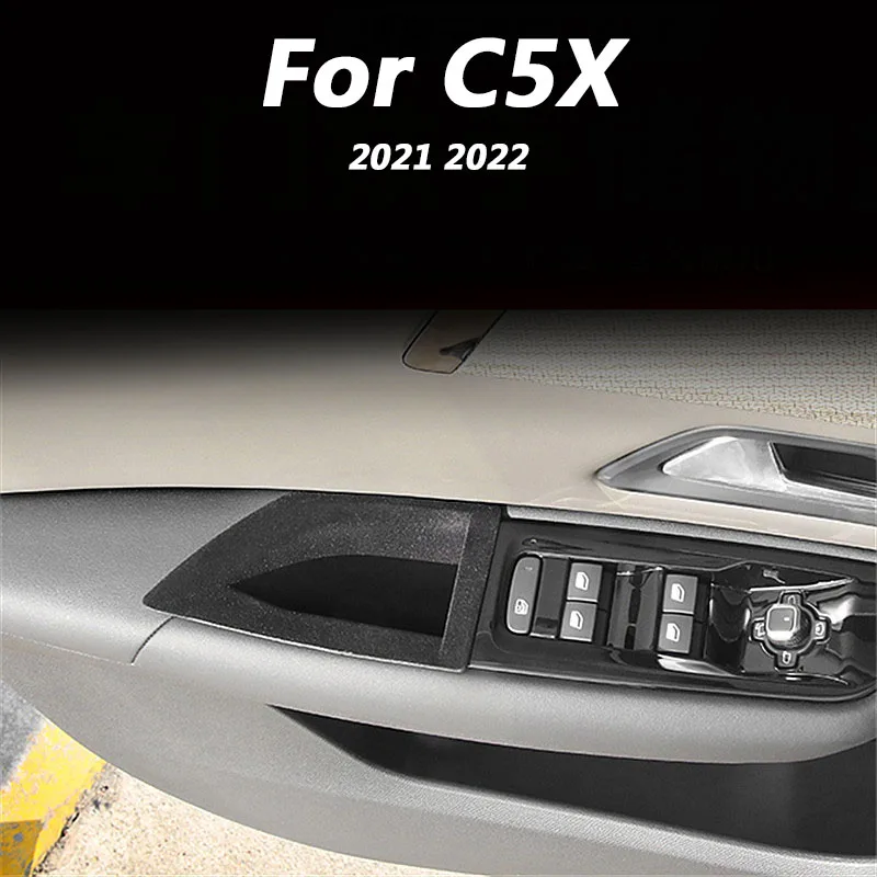 

Для Citroen C5X 2021 2022 аксессуары для украшения интерьера автомобиля ABS 2 шт. коробка для хранения дверных ручек