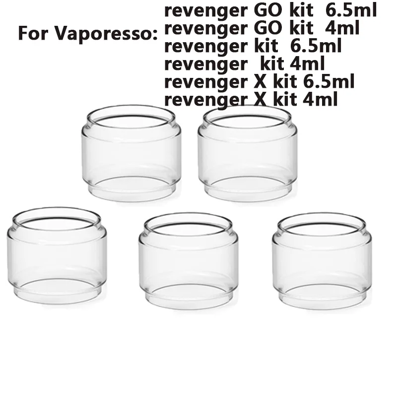 

Стеклянная трубка для Vaporesso Revenger Kit Revenger GO Kit Revenger X Kit, Сменный стеклянный резервуар 5 шт.