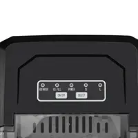 Machine à glaçons 120W 9 glaçons en 6 minutes, 26lb/24h, autonettoyante, machine à glaçons avec pelle à glace et panier pour fête, bureau 5