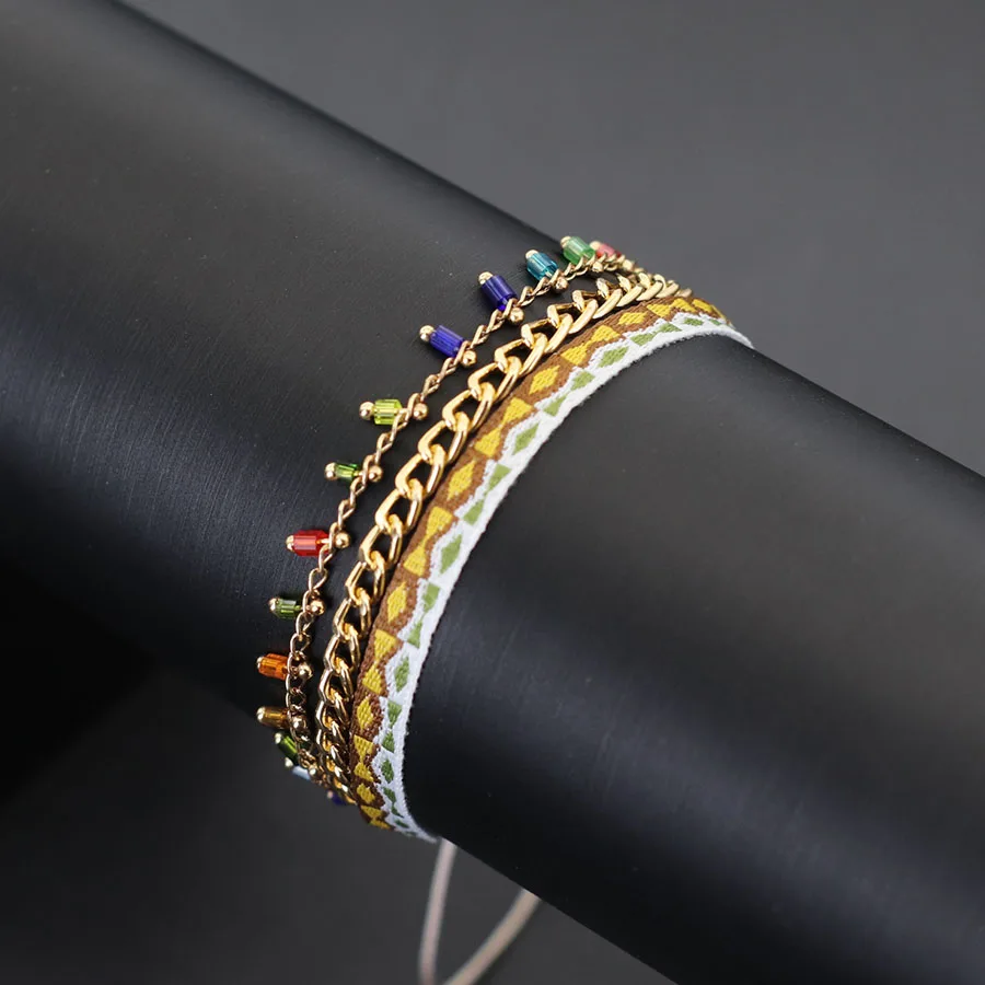 Handmade Bohemian String Bracelet for Women Beach Casual